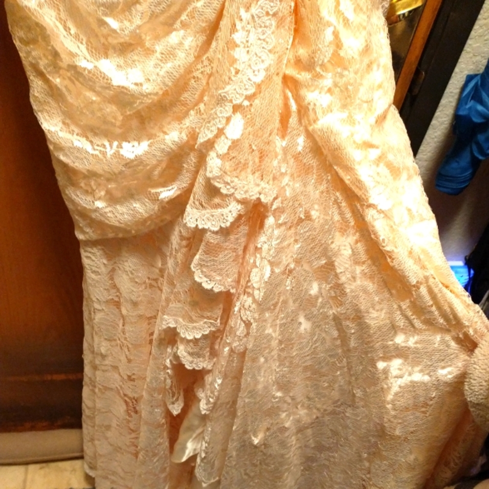 Formal lace gown